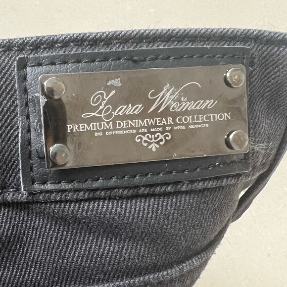 Zara charcoal Moto jeans - Picture 3 of 3